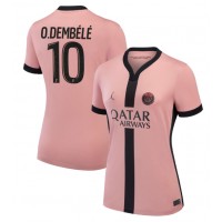 Fotballdrakt Dame Paris Saint-Germain Ousmane Dembele #10 Tredjedrakt 2024-25 Kortermet